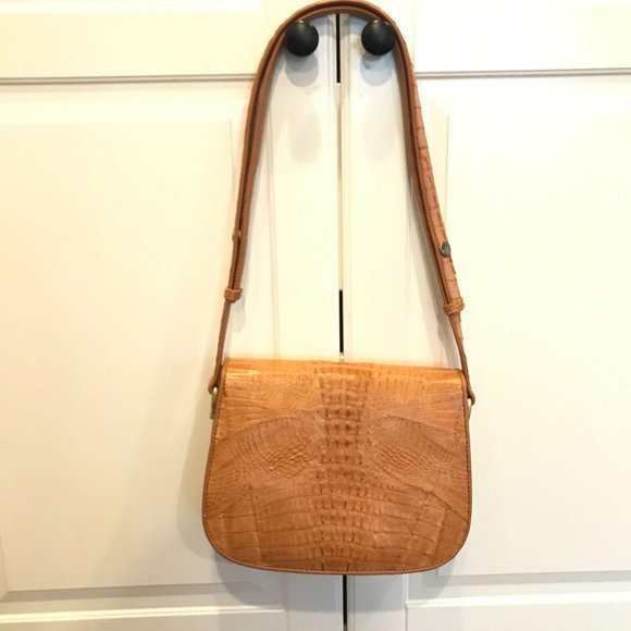 MARINA MR Crocodile shoulder bag Croco Leather bag - Picture 8 of 16